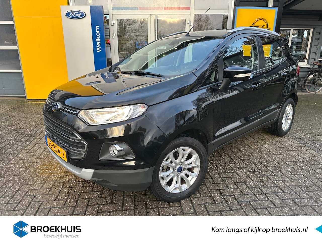 Ford EcoSport - 1.0 125PK EcoBoost Titanium | STOEL- EN VOORRUITVERWARMING| NAVIGATIE| PARKEERSENSOREN| CR - AutoWereld.nl