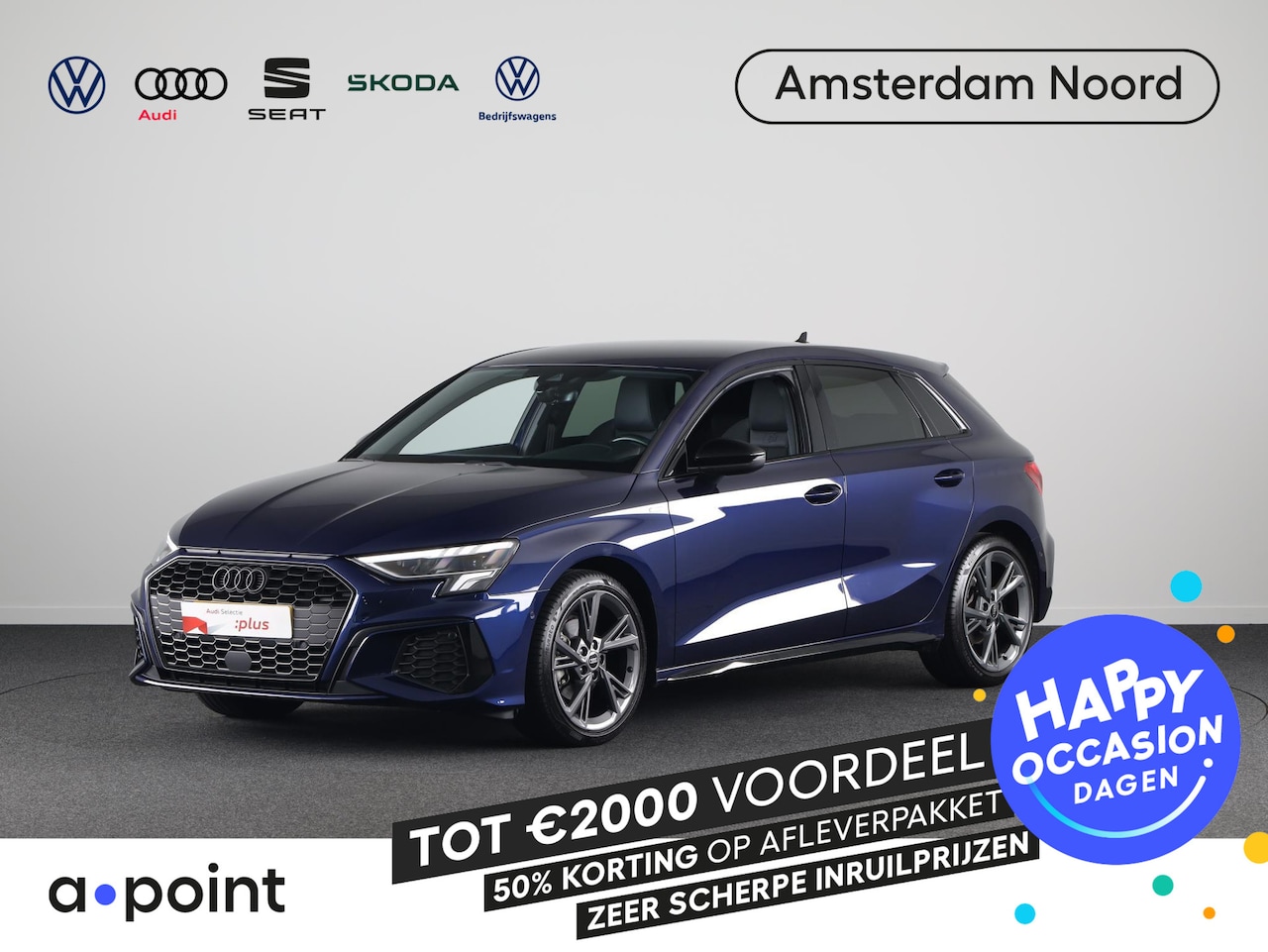 Audi A3 Sportback - 30 TFSI S-Line 110 pk S-tronic | Verlengde garantie | Navigatie | Parkeersensoren (Park as - AutoWereld.nl