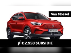 MG ZS - EV Long Range Comfort 70 kWh Dimond Red ACTIE voorraad registratiekorting / ( Subsidie par