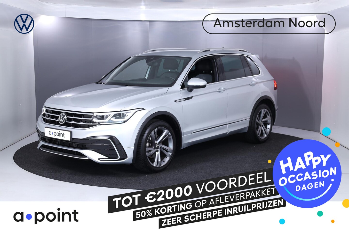 Volkswagen Tiguan - 1.5 TSI R-Line Business 150 pk Automaat (DSG) | Verlengde garantie | Navigatie | Achteruit - AutoWereld.nl