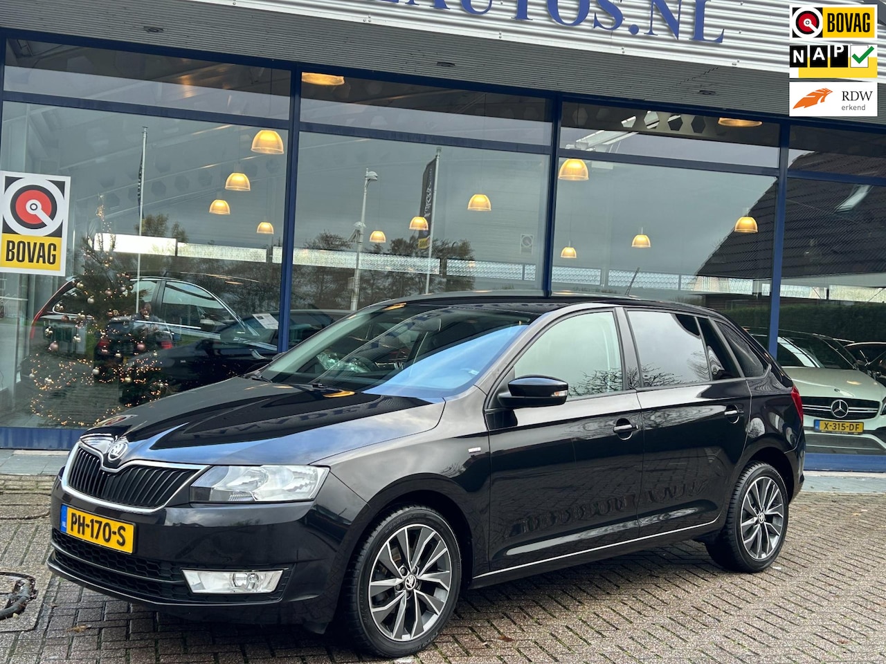 Skoda Rapid Spaceback - 1.2 TSI Green Drive 1e Eig! Navi Airco Cruise Park.Sens DAB=Audio Bluetooth NAP NL-Auto De - AutoWereld.nl