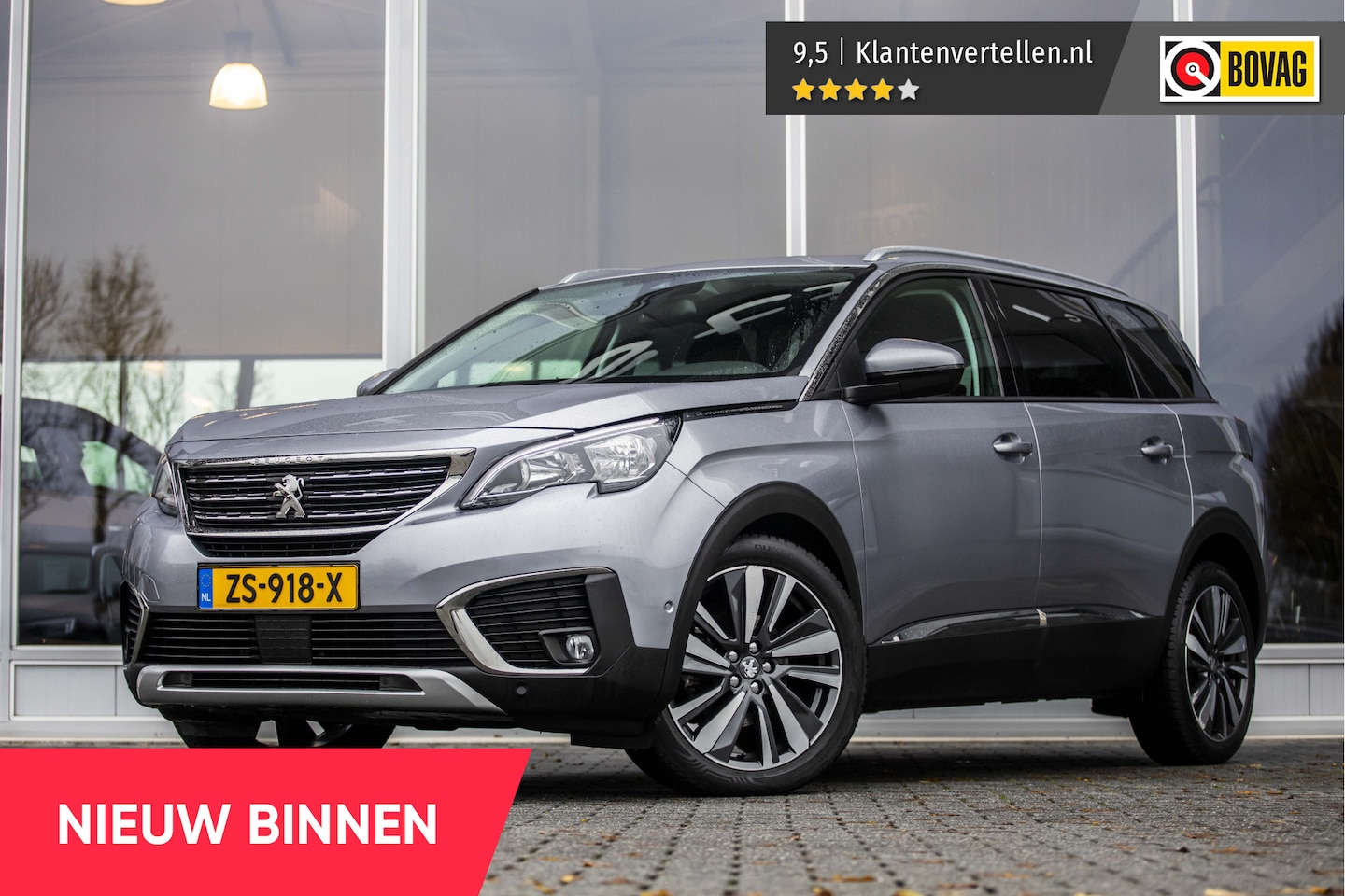 Peugeot 5008 - 1.6 PureTech Blue Lease Premium | Automaat | NL Auto | Adaptive Cruise - AutoWereld.nl