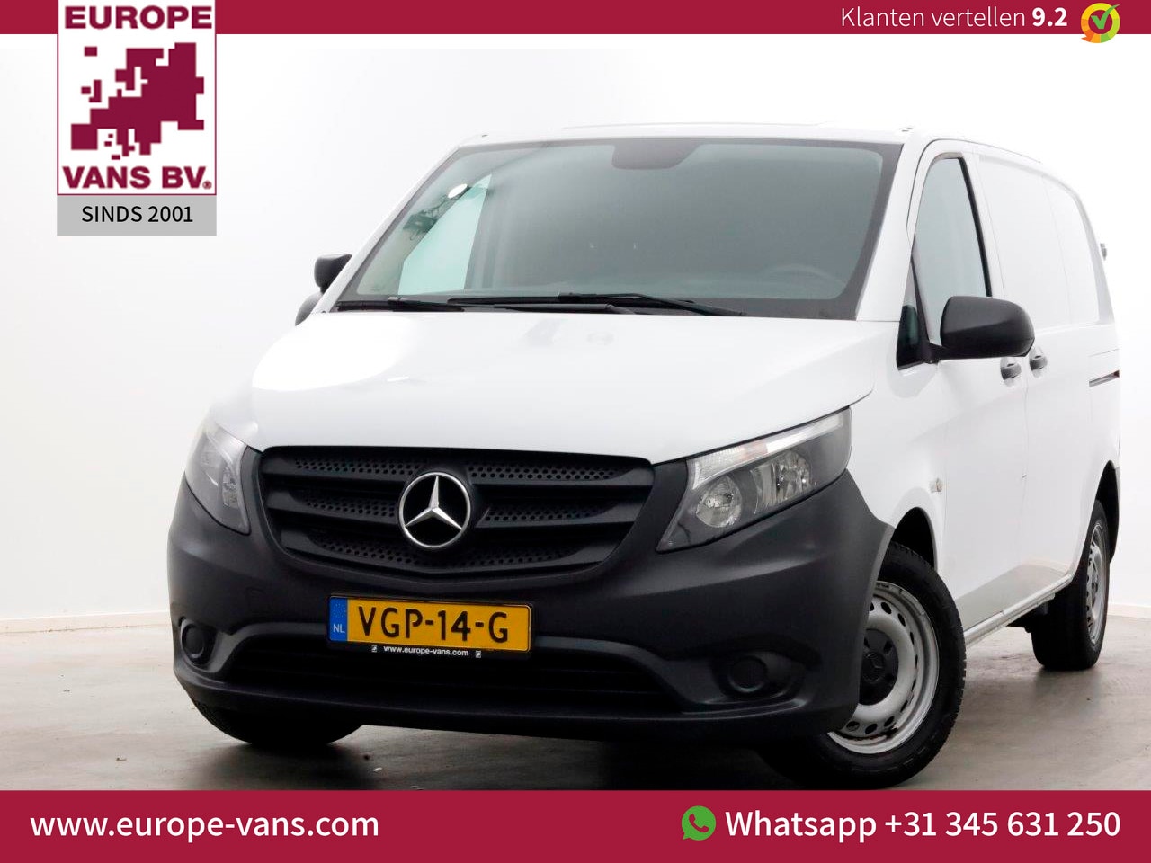 Mercedes-Benz Vito - 114 CDI 7G Automaat Kort 2x Schuifdeur Airco/Navi 08-2020 - AutoWereld.nl