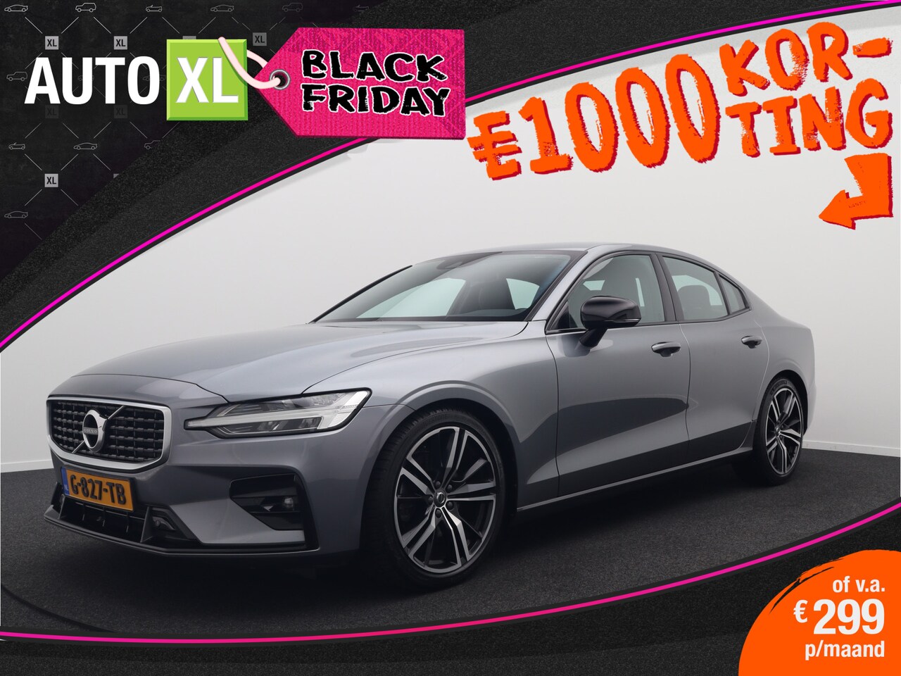 Volvo S60 - 2.0 T4 R-Design Carplay Leder Memory LED 19' LMV 1 - AutoWereld.nl