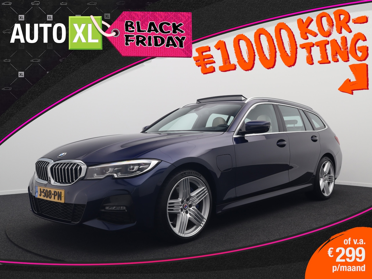 BMW 3-serie Touring - 330e M-Sport Pano-dak 19' Alpina Velgen Head-up Display 1 lt - AutoWereld.nl