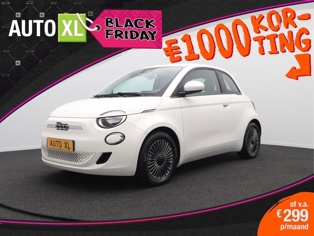 Fiat 500 - Icon 42 kWh Camera Navi Carplay LMV 16' Keyless/Start LED 1 lt - AutoWereld.nl