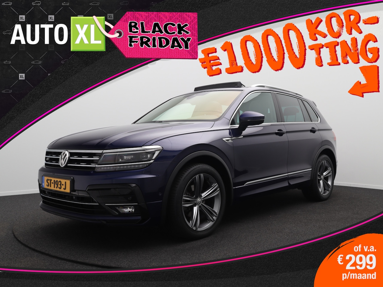 Volkswagen Tiguan - 1.4 TSI Aut. 150 PK R-Line Pano-dak Camera Massage LED  1 - AutoWereld.nl