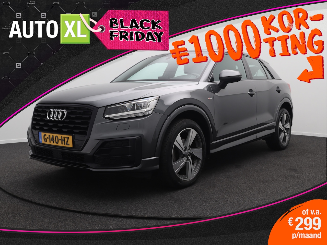 Audi Q2 - 35 TFSI 150 PK AUT. S-Line Black Edition Sportstoelen+Stuur Climate LED 1 - AutoWereld.nl