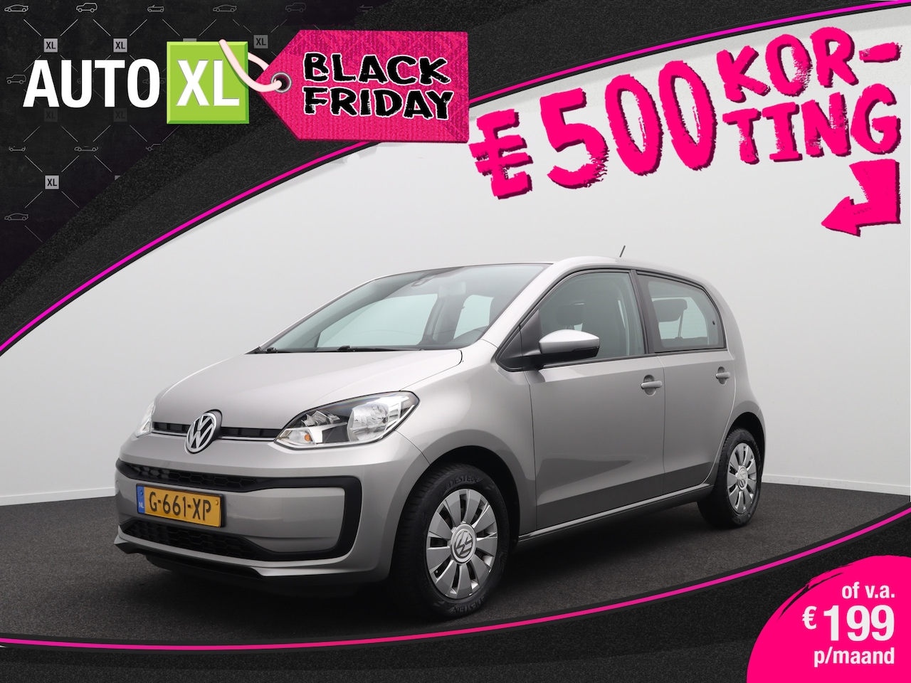 Volkswagen Up! - 1.0 Move up! NW-Model Bluetooth-Scherm Airco LED DAB 0.5 - AutoWereld.nl