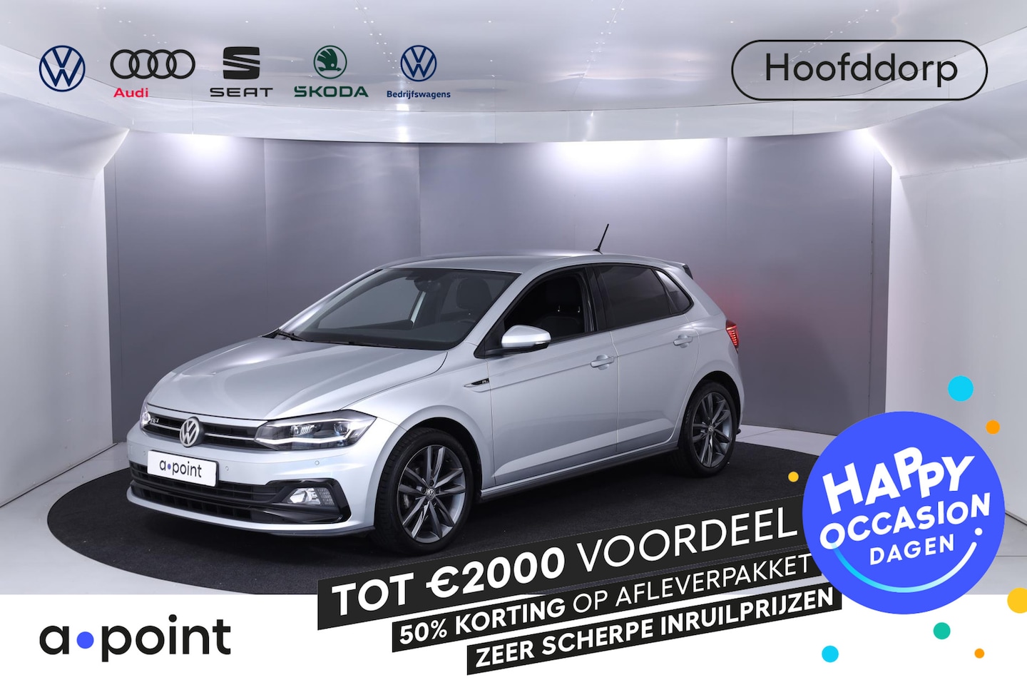 Volkswagen Polo - 1.0 TSI Highline R-Line 95 pk | Navigatie | Parkeersensoren | LED koplampen | Stoelverwarm - AutoWereld.nl