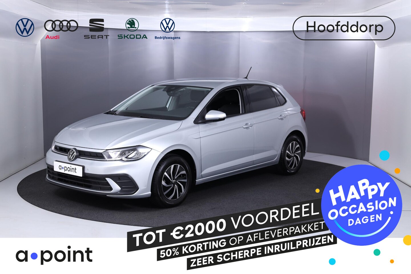 Volkswagen Polo - 1.0 TSI Life 95 pk Automaat (DSG) | Private lease vanaf € 499,- pm | Verlengde garantie | - AutoWereld.nl