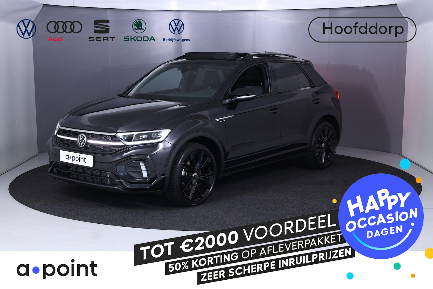 Volkswagen T-Roc - 1.5 TSI R-Line 150 pk Automaat (DSG) | Private lease vanaf € 699,- pm | Verlengde garantie - AutoWereld.nl