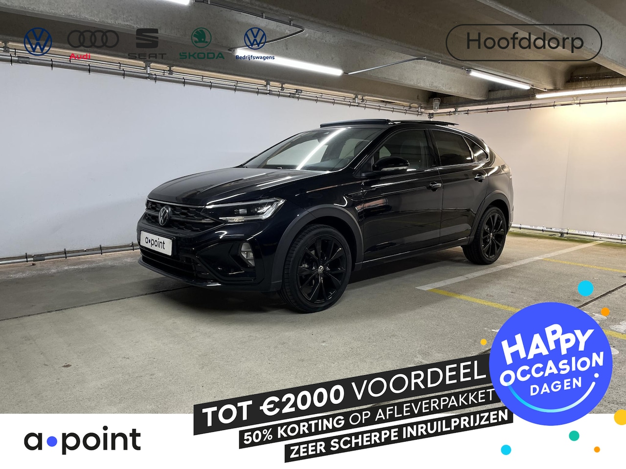 Volkswagen Taigo - 1.5 TSI R-Line 150 PK DSG (Automaat) | Panorama dak | Black Style pakket | Parkeer camera - AutoWereld.nl