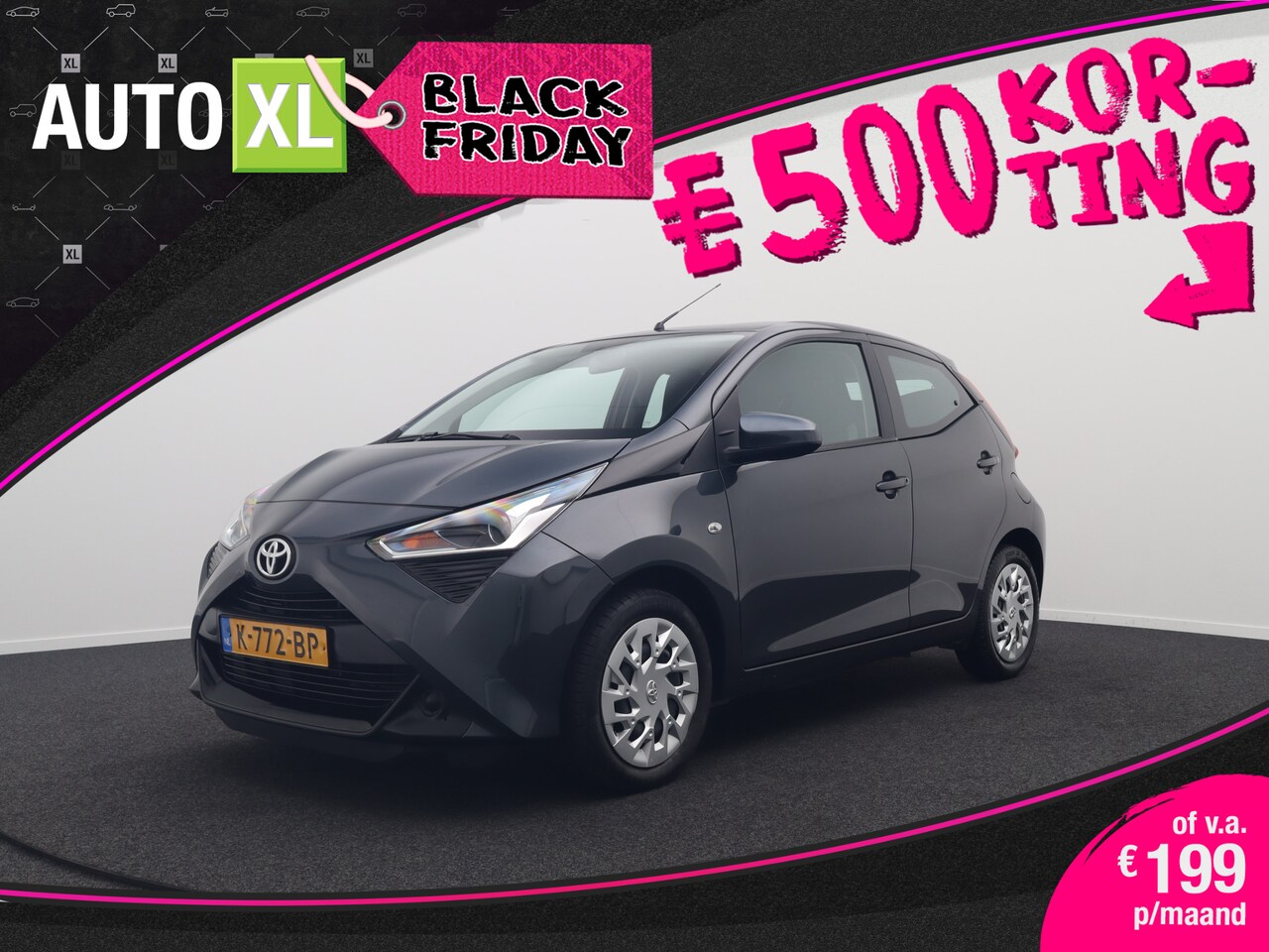 Toyota Aygo - 1.0 VVT 73 PK x-play Camera Carplay Navi Airco LED 0.5 - AutoWereld.nl