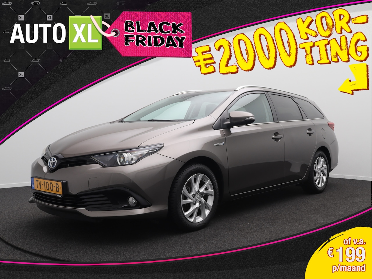 Toyota Auris Touring Sports - 1.8 Hybrid Dynamic Camera Climate Navi LED 2 - AutoWereld.nl