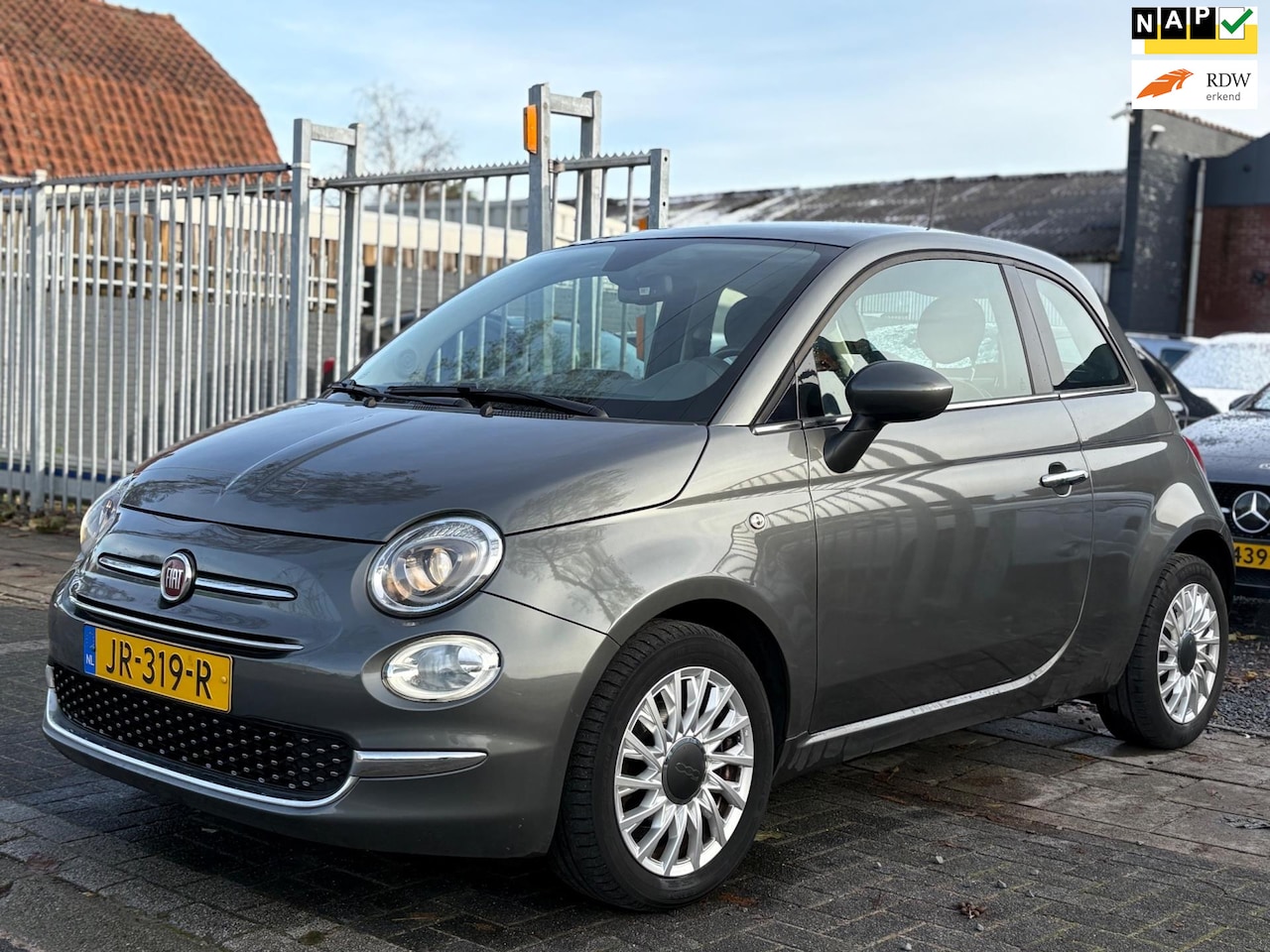 Fiat 500 - 0.9 TwinAir Turbo Lounge | Panoramadak | Climate control | 15” LMV | - AutoWereld.nl