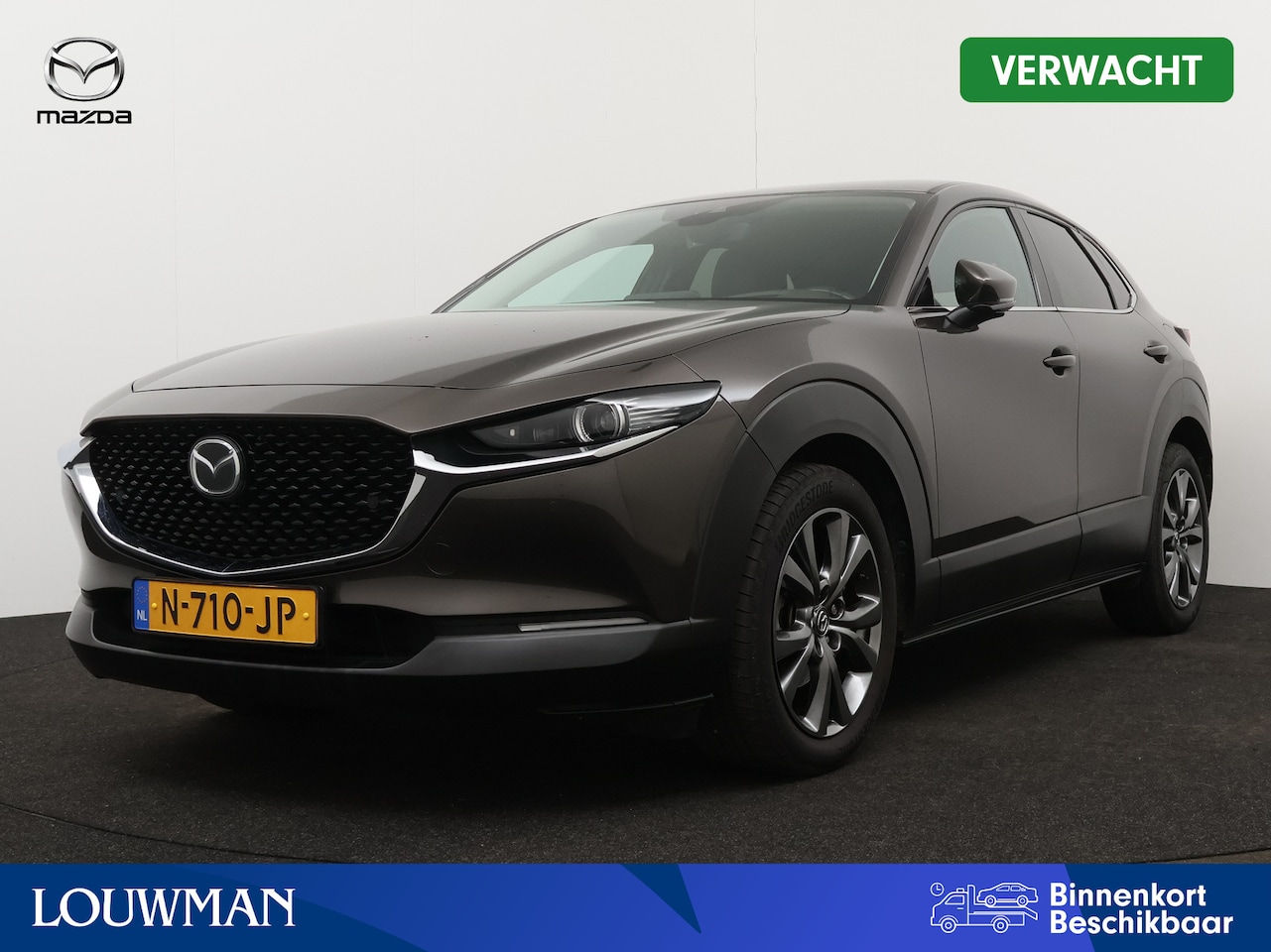 Mazda CX-30 - 2.0 e-SkyActiv-X M Hybrid Luxury | Lederen bekleding | Trekhaak | Verwarmde voorstoelen | - AutoWereld.nl