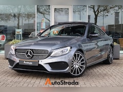 Mercedes-Benz C-klasse Coupé - C180 AMG-Line 156pk 9G-Tronic | Burmeister | Memory | Leder | Navi | Climate | 360 Camera