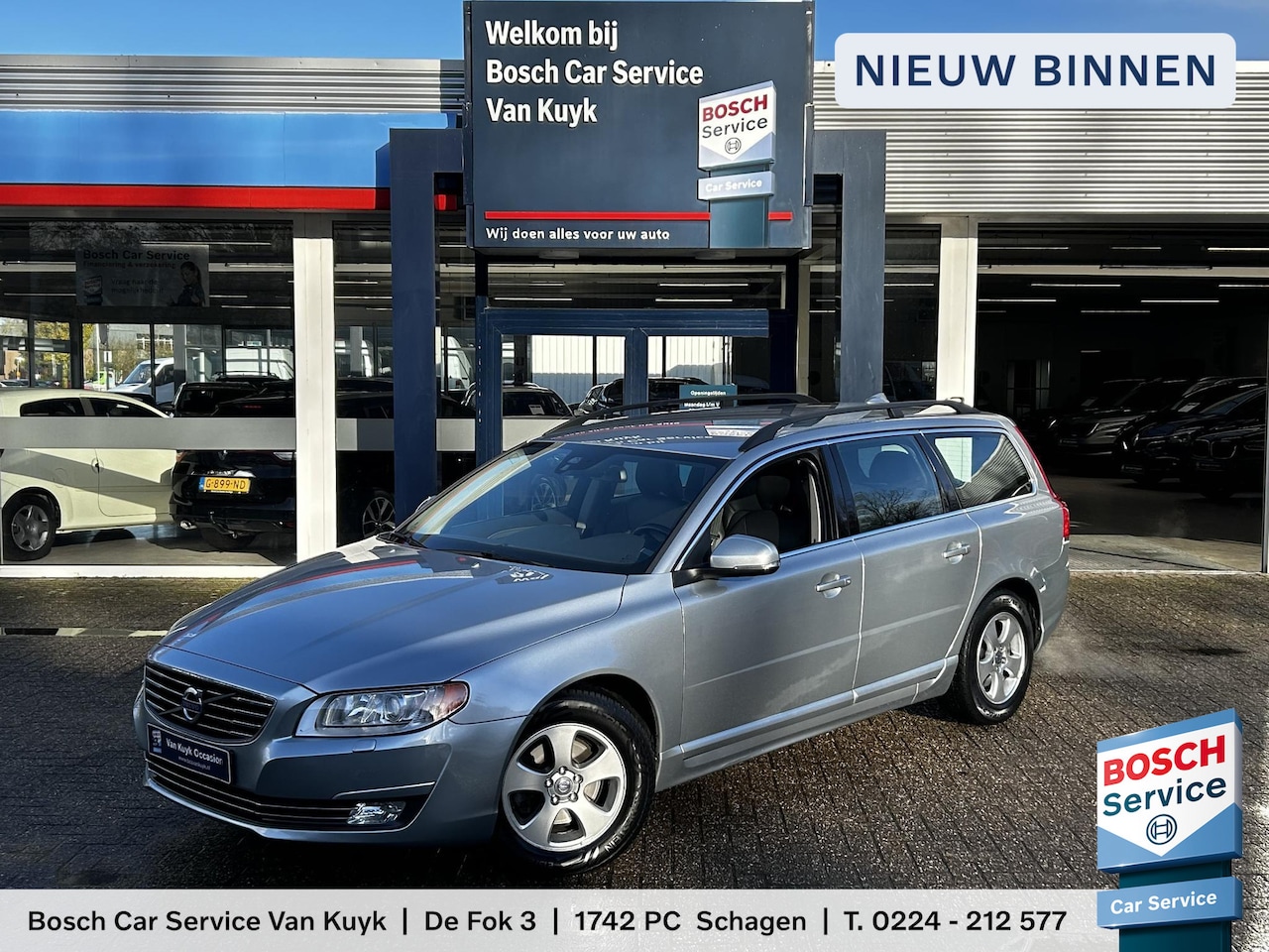 Volvo V70 - 1.6 T4 Nordic+ / NL-Auto / 180 PK / Trekhaak / Vol-Leder / Stoelverwarming / Xenon verlich - AutoWereld.nl