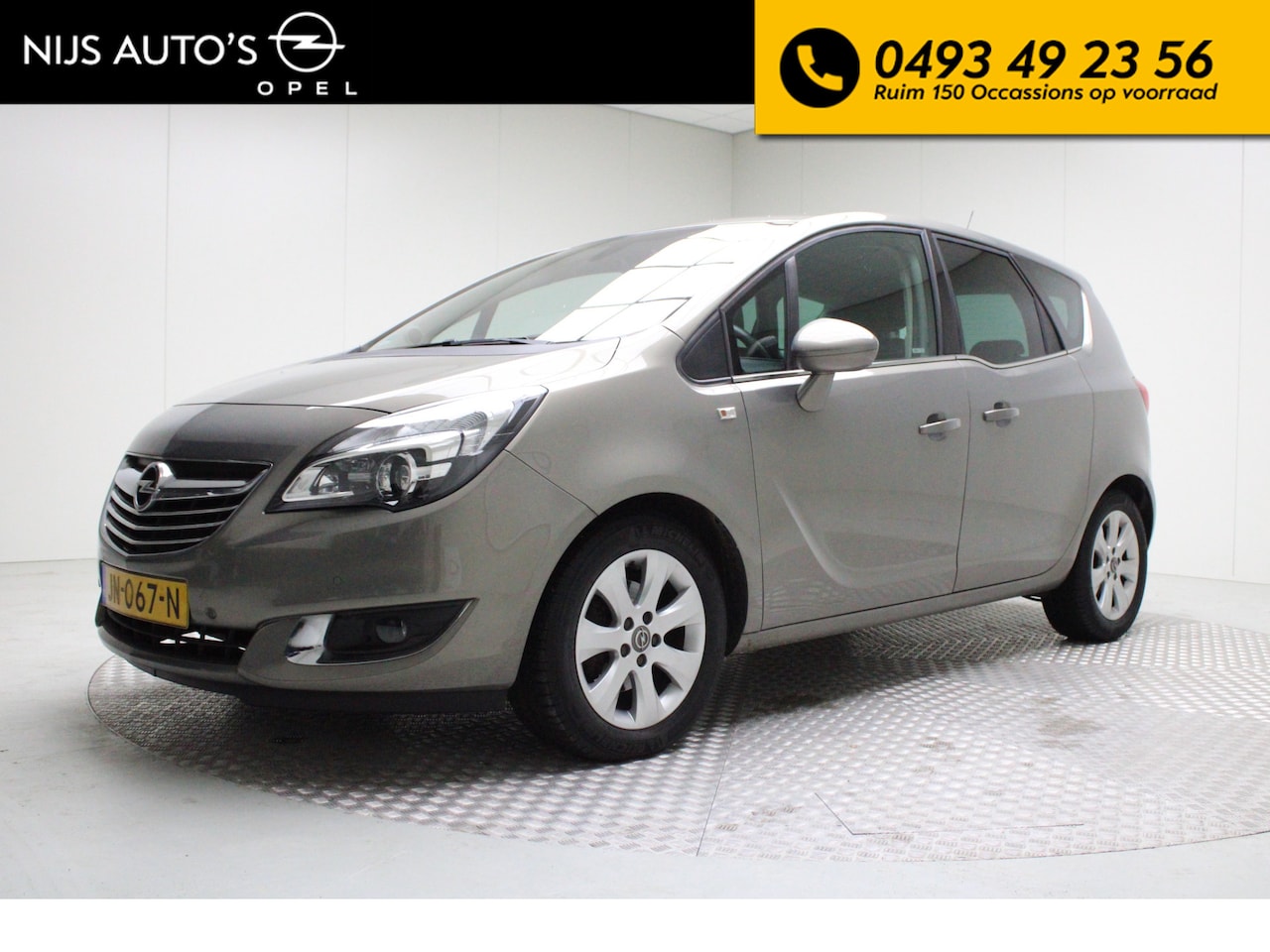 Opel Meriva - 1.4 Turbo Blitz | Leder / Climate / Cruise / Buitenspiegels elektrisch verstel- en verwarm - AutoWereld.nl