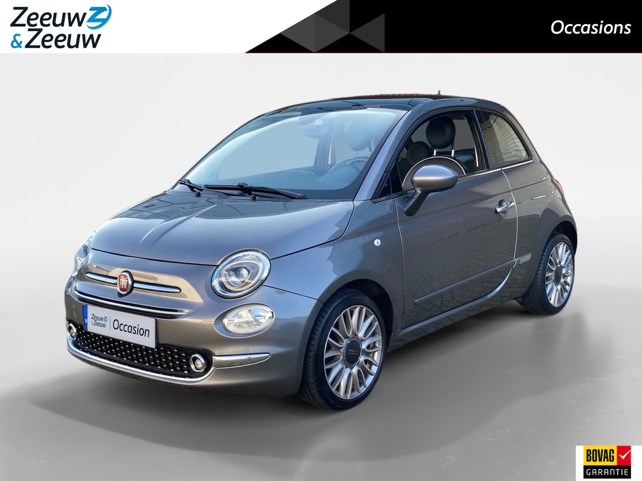 Fiat 500 - 0.9 TwinAir Turbo Lounge | Navigatie | Automatische airco | Parkeersensoren achter | Glaze - AutoWereld.nl