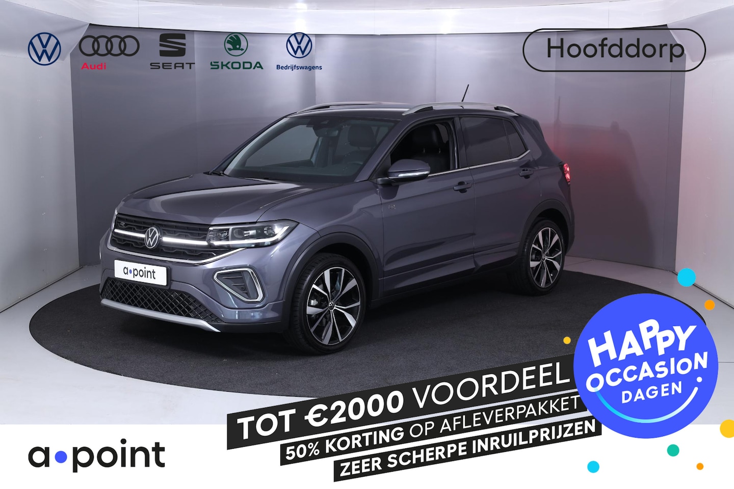 Volkswagen T-Cross - 1.0 TSI R-Line Business 115pk DSG| Navi| 18'LM-velgen| IQ-light | Camera - AutoWereld.nl