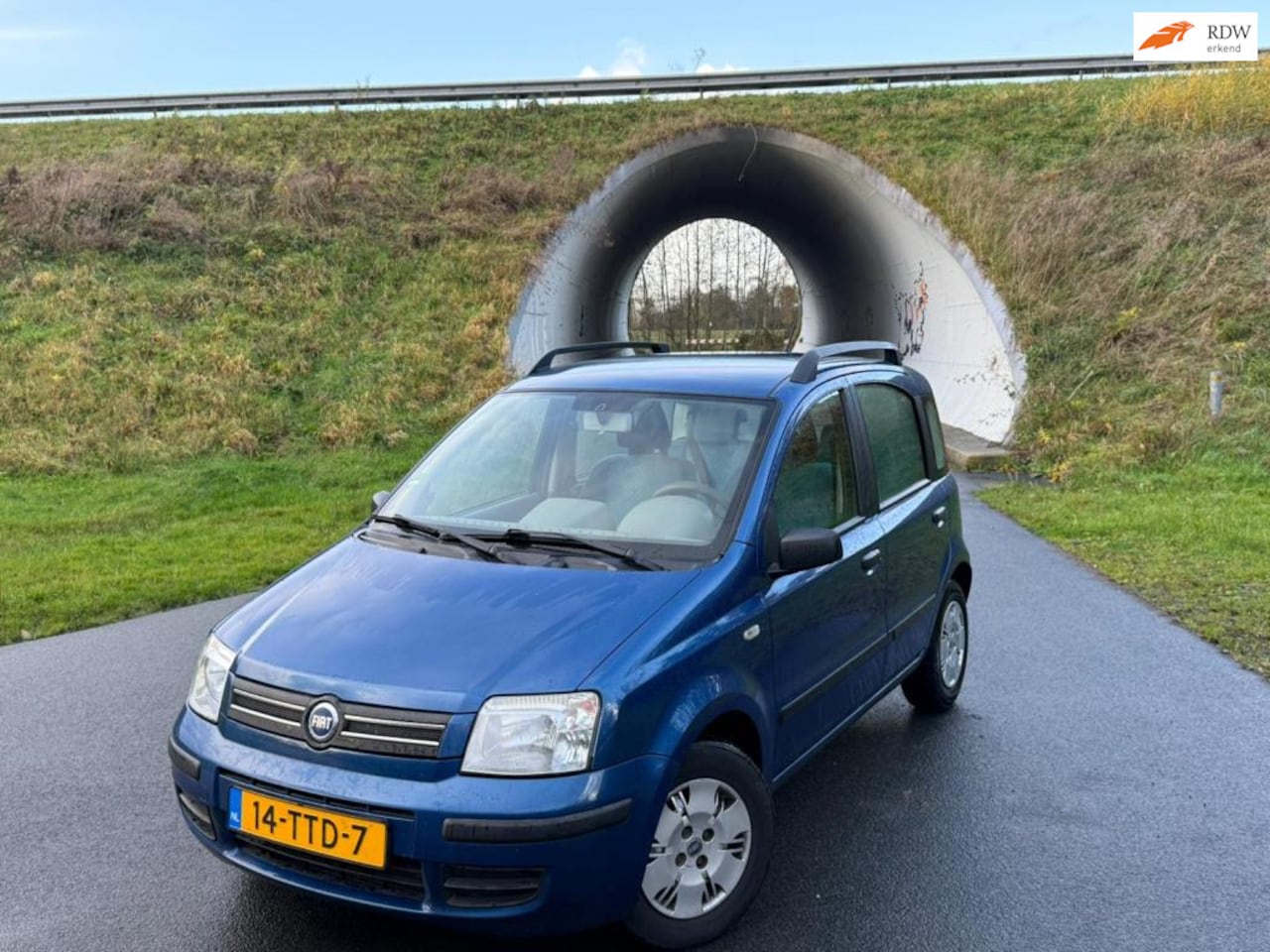 Fiat Panda - 1.2 Dynamic - Donkerblauw | Airco | Elek. Ramen | Nieuwe Koppeling! - AutoWereld.nl