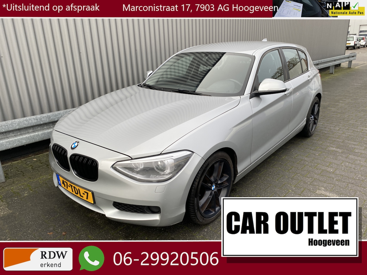 BMW 1-serie - 116i Shaddowline 5-Drs, A/C, CC, LM, Trekh, nw. APK – Inruil Mogelijk – - AutoWereld.nl