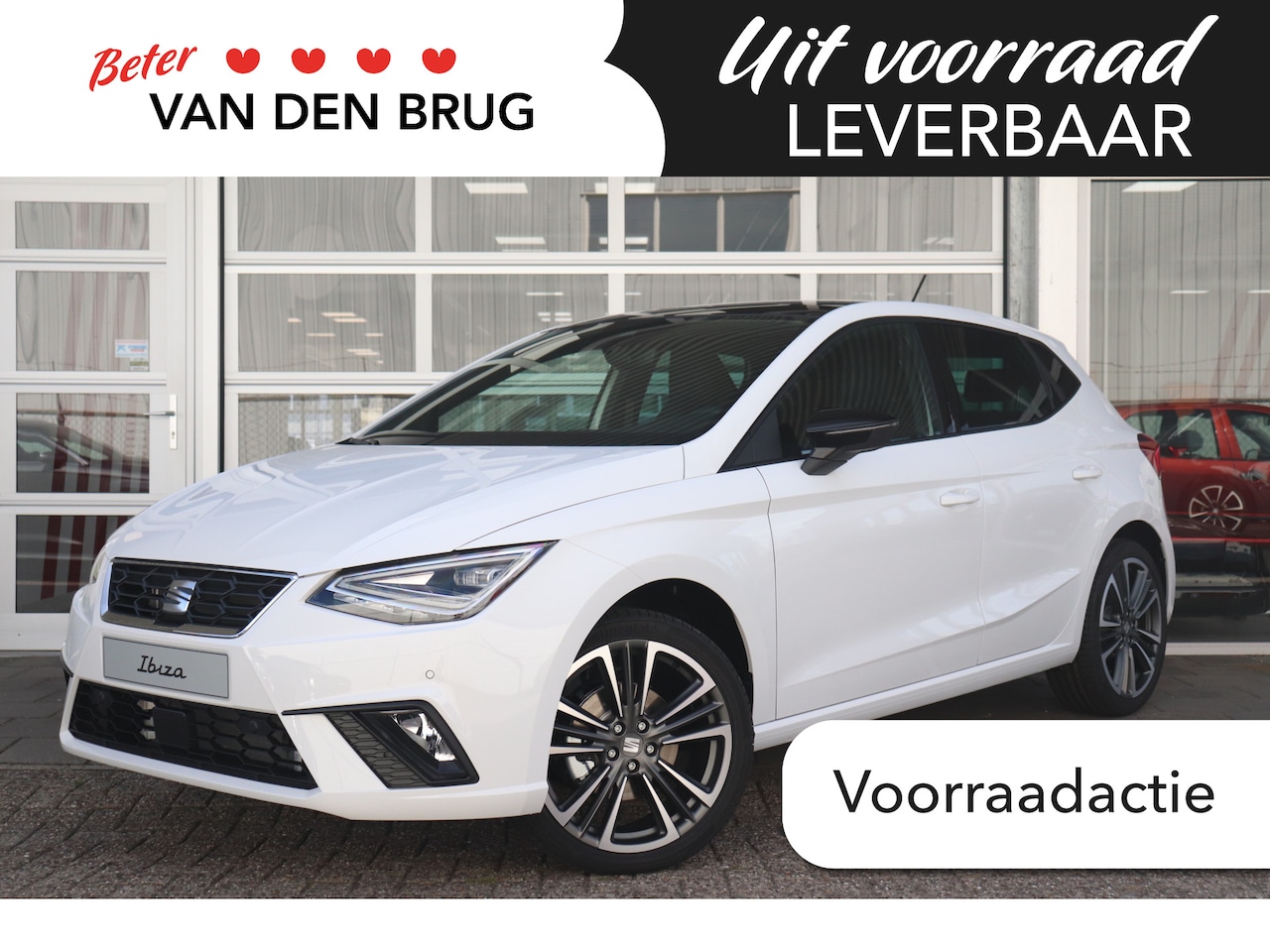 Seat Ibiza - FL FR EcoTSI Anniversary | Schuif/kantel-dak | Kuipstoelen | Parkeersensoren voor & achter - AutoWereld.nl