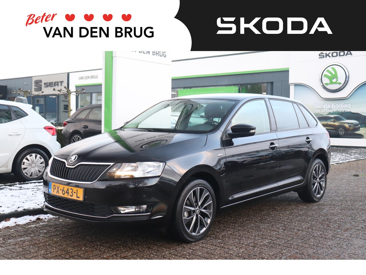 Skoda Rapid Spaceback - 1.0 TSI 95pk AUTOMAAT Drive | Trekhaak | Stoelverwarming | Cruise Control | Parkeersensore - AutoWereld.nl