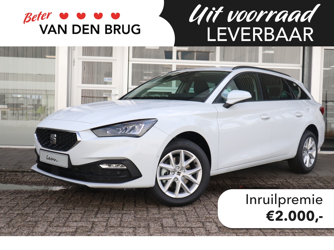 Seat Leon Sportstourer - 1.5 eTSI Style Business Intense | Facelift | Navigatie | Achteruitrijcamera | Predictive a - AutoWereld.nl