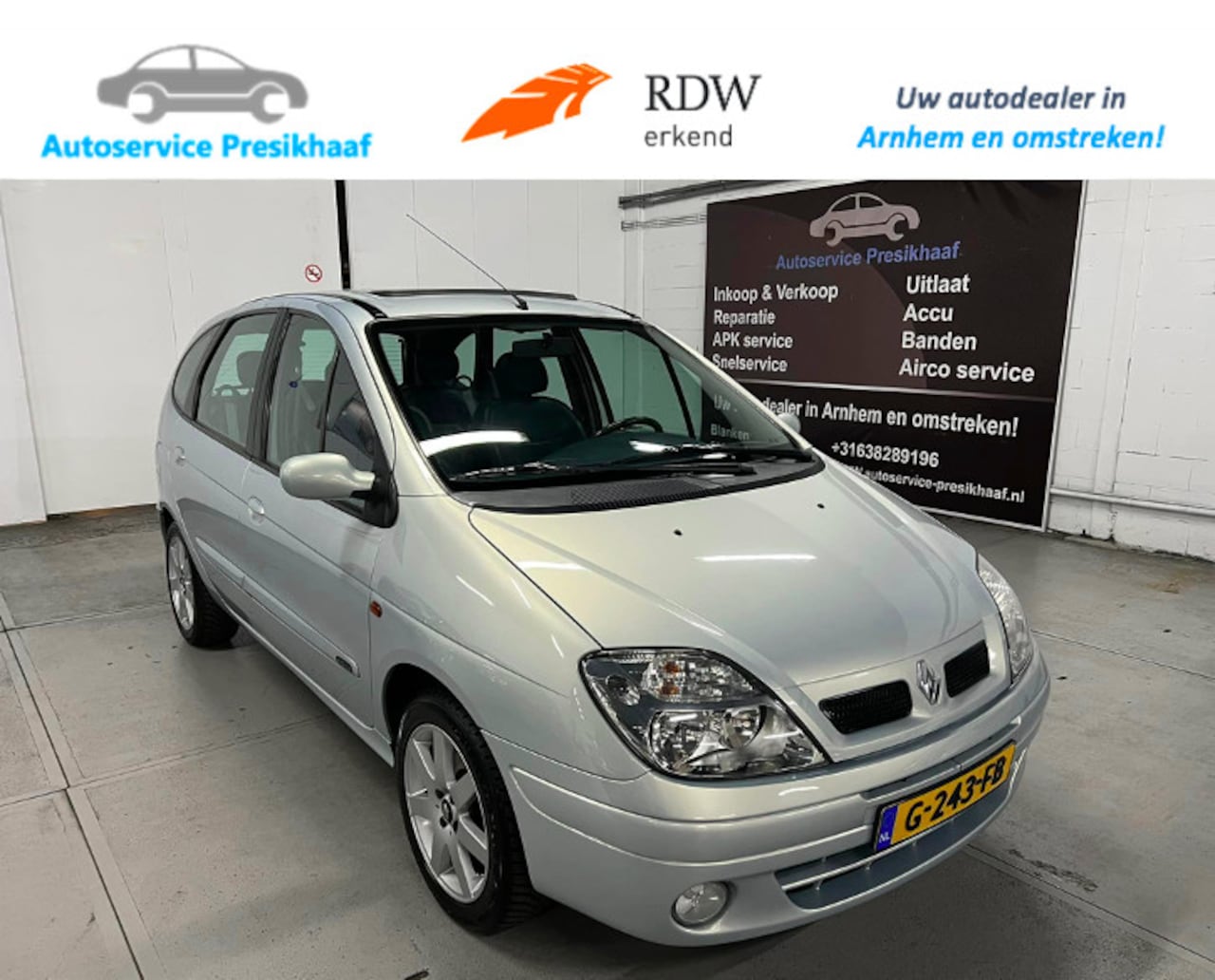 Renault Scénic - 2.0-16V RXI Automaat AIRCO / LEDER-BEKLEDING - AutoWereld.nl