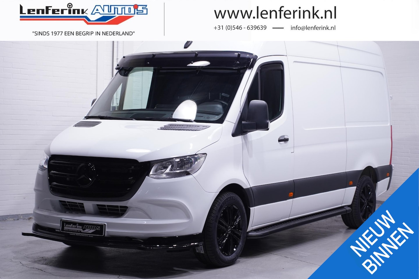 Mercedes-Benz Sprinter - 319 CDI V6 190 pk Black&White Edition Aut. L2H2 - AutoWereld.nl