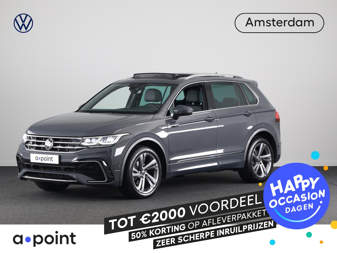 Volkswagen Tiguan - 1.5 TSI R-Line Business+ 150PK DSG (Automaat) | Panorama dak | Assistentie pakket | Verlen - AutoWereld.nl