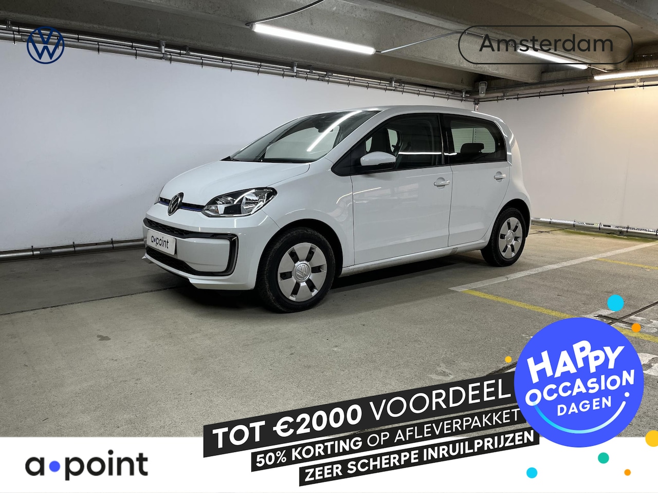 Volkswagen e-Up! - e-up! 83 pk | Navigatie via App | Autom. airco | Achteruitrijcamera | Parkeersensoren acht - AutoWereld.nl