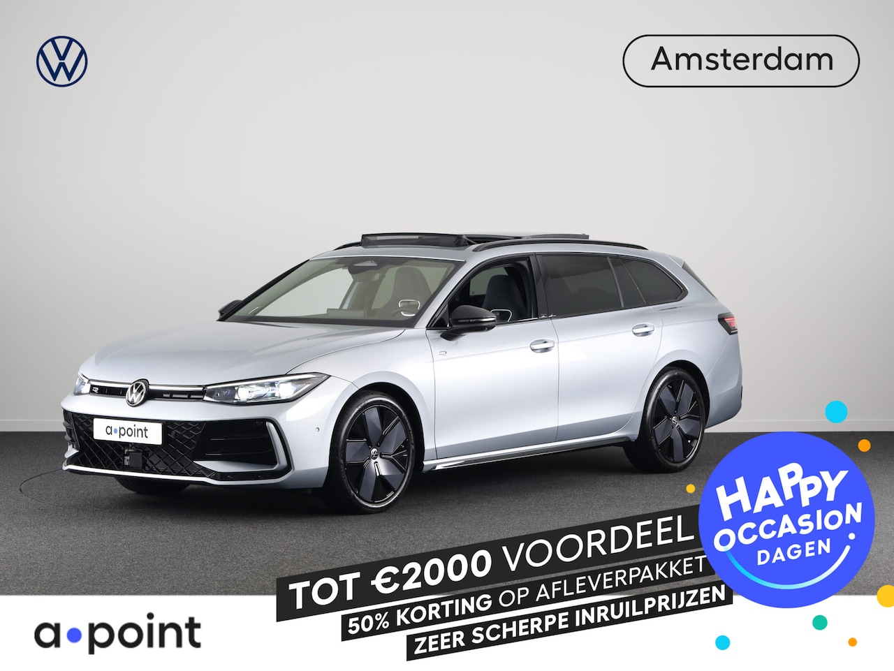 Volkswagen Passat Variant - 1.5 eTSI R-Line Business 150PK | Automaat (DSG) | Panoramadak | Navigatie | Led | Camera - AutoWereld.nl