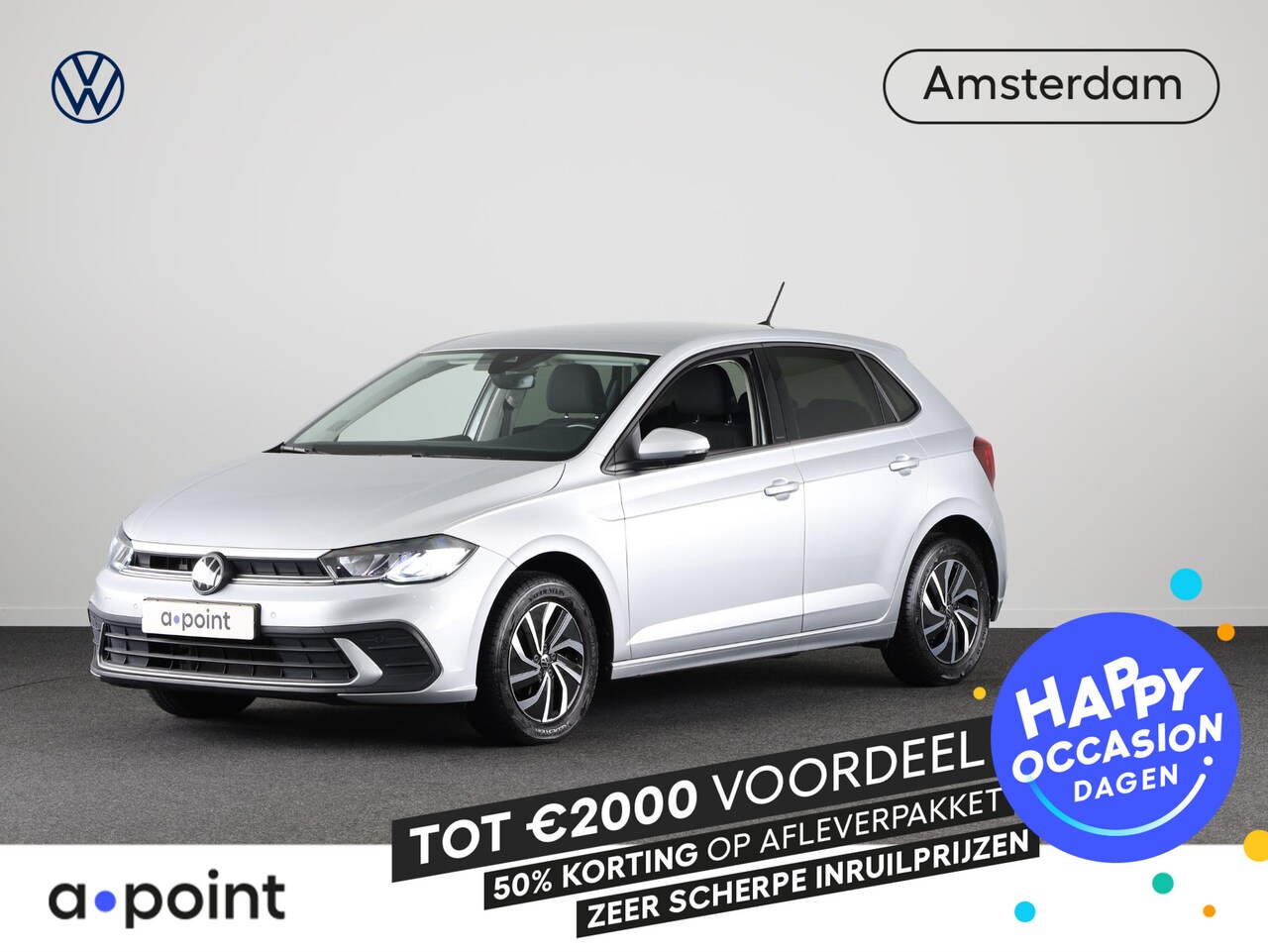 Volkswagen Polo - 1.0 TSI Life 95PK | Navigatie | Stoelverwarming | Parkeersensoren en camera | Keyless entr - AutoWereld.nl