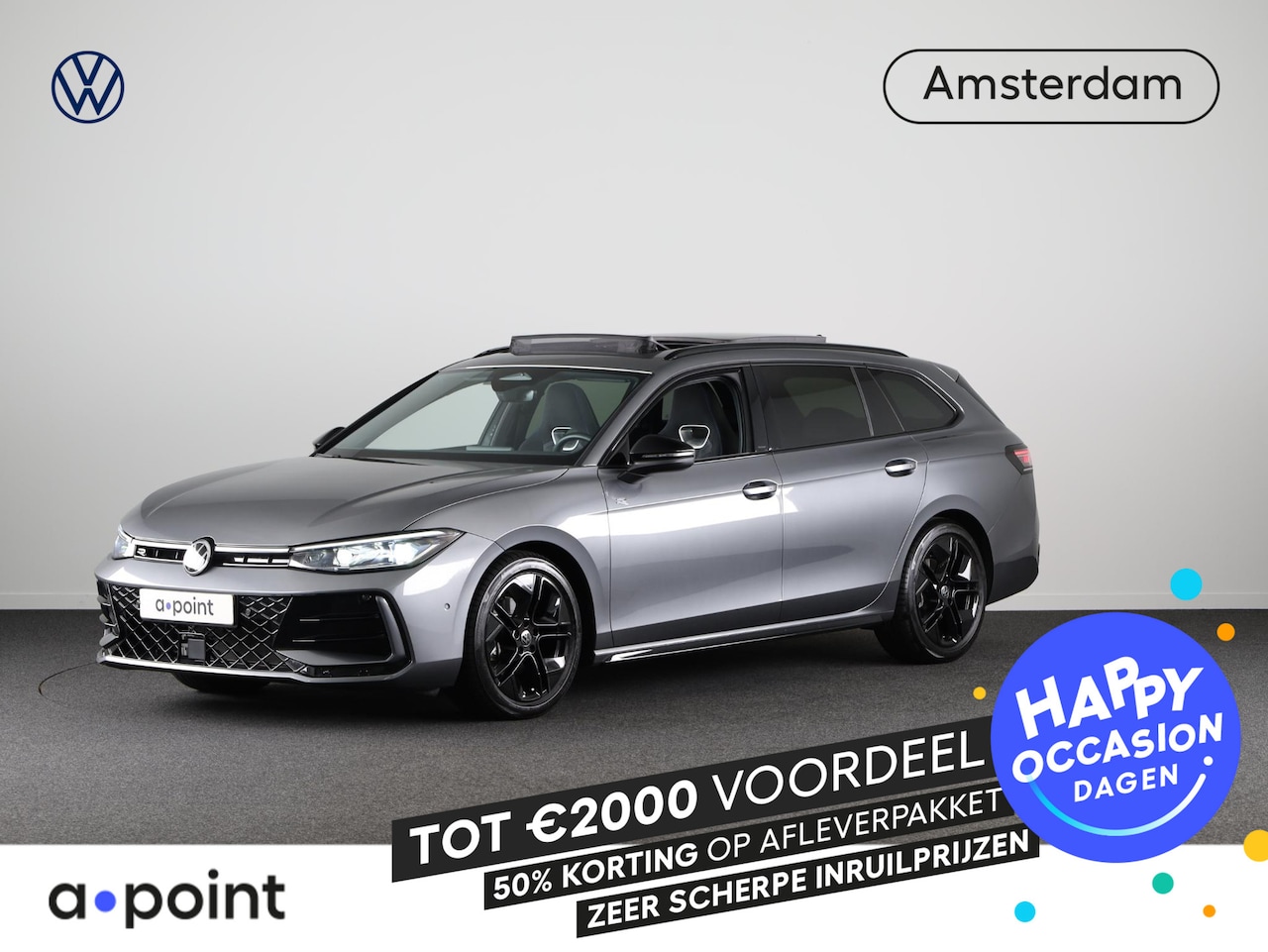 Volkswagen Passat Variant - 1.5 eTSI R-Line Business 150 pk Automaat (DSG) | Verlengde garantie | Blackstyle | Panoram - AutoWereld.nl