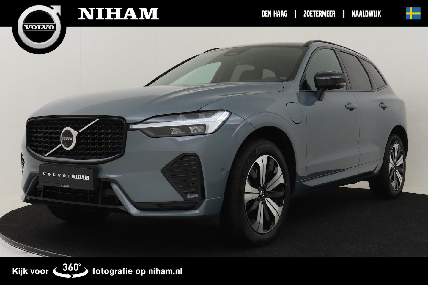 Volvo XC60 - T6 AWD RECHARGE PLUS DARK -PANO.DAK|HK-AUDIO|360°CAM|POWER-SEATS|ADAP.CRUISE|BLIS - AutoWereld.nl