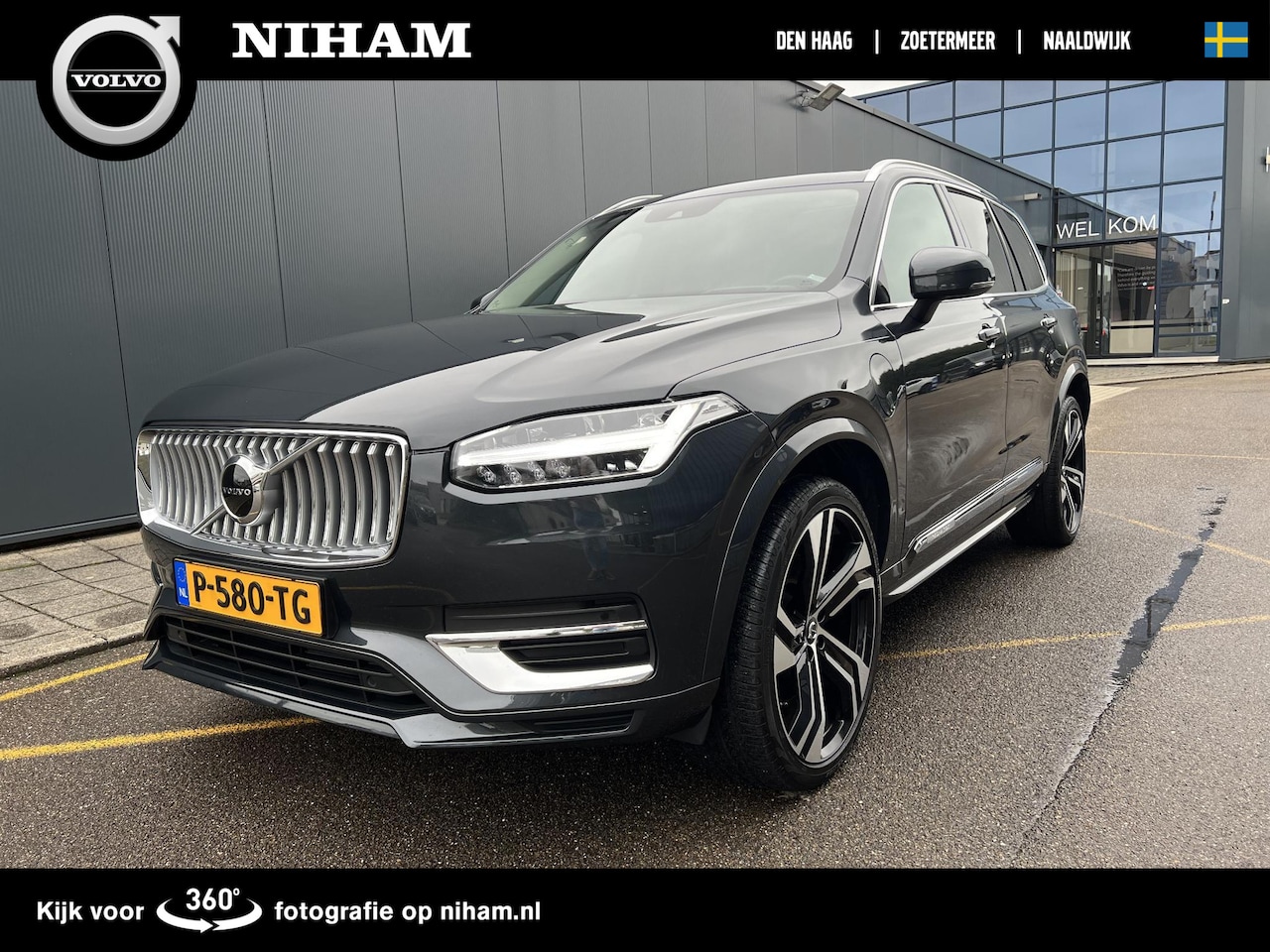 Volvo XC90 - T8 Recharge AWD Inscription LUCHTVERING|BOWERS&WILKENS AUDIO|22"LM VELGEN|TREKHAAK|PANO DA - AutoWereld.nl