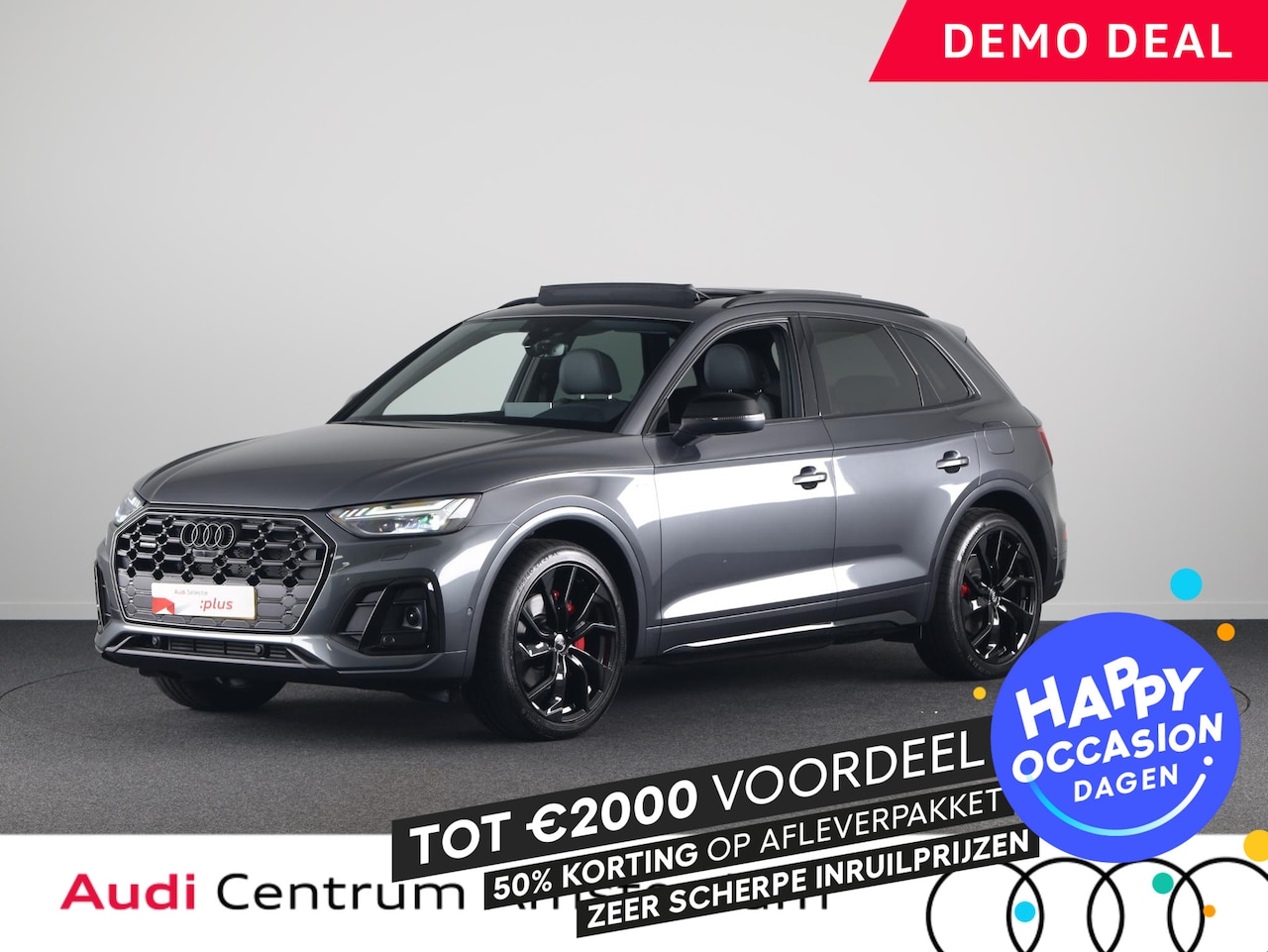 Audi Q5 - 50 TFSI e S edition Competition 299pk Plug in Hybrid | Panoramadak | Luchtvering | 21 inch - AutoWereld.nl