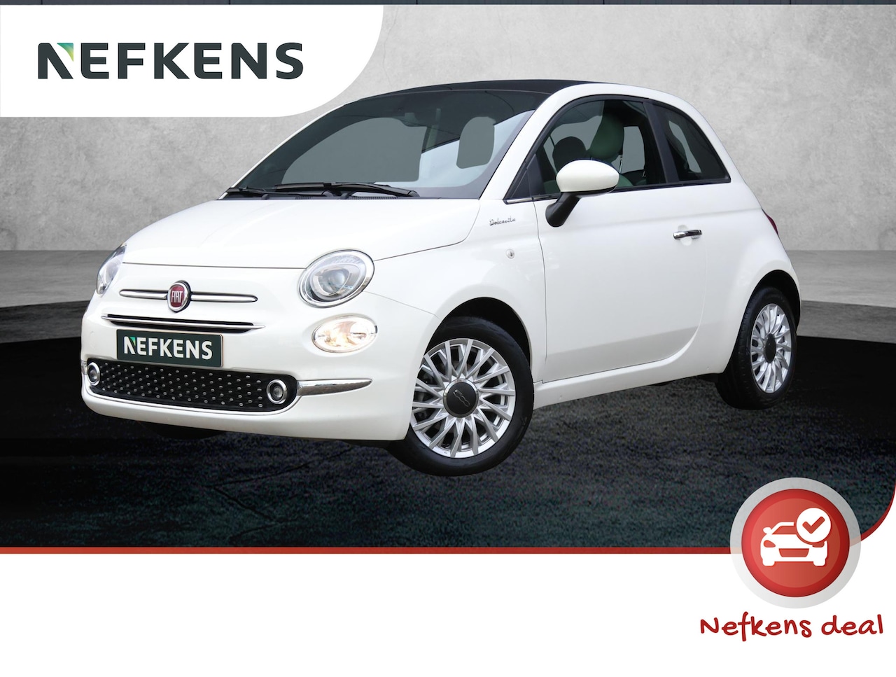 Fiat 500 - 69pk Hybrid Dolcevita (1ste eig./Glazendak/Climate/Cruise/AppleCarplay/PDC/LMV) - AutoWereld.nl