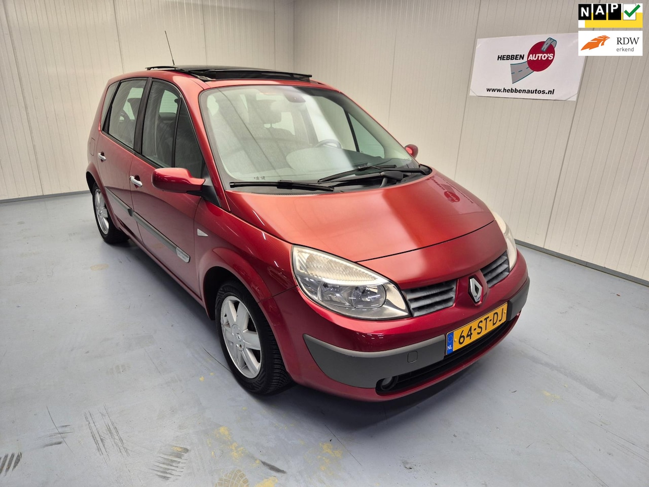 Renault Scénic - 1.6-16V Privilège Luxe Airco Cruise Control Pano Dak Alu Pdc Trekhaak - AutoWereld.nl