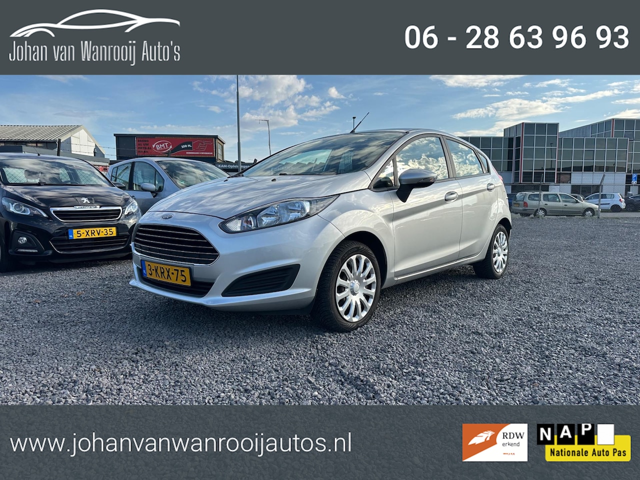 Ford Fiesta - 1.0 Style/AIRCO/80PK/NAVI/NIEUWE APK - AutoWereld.nl