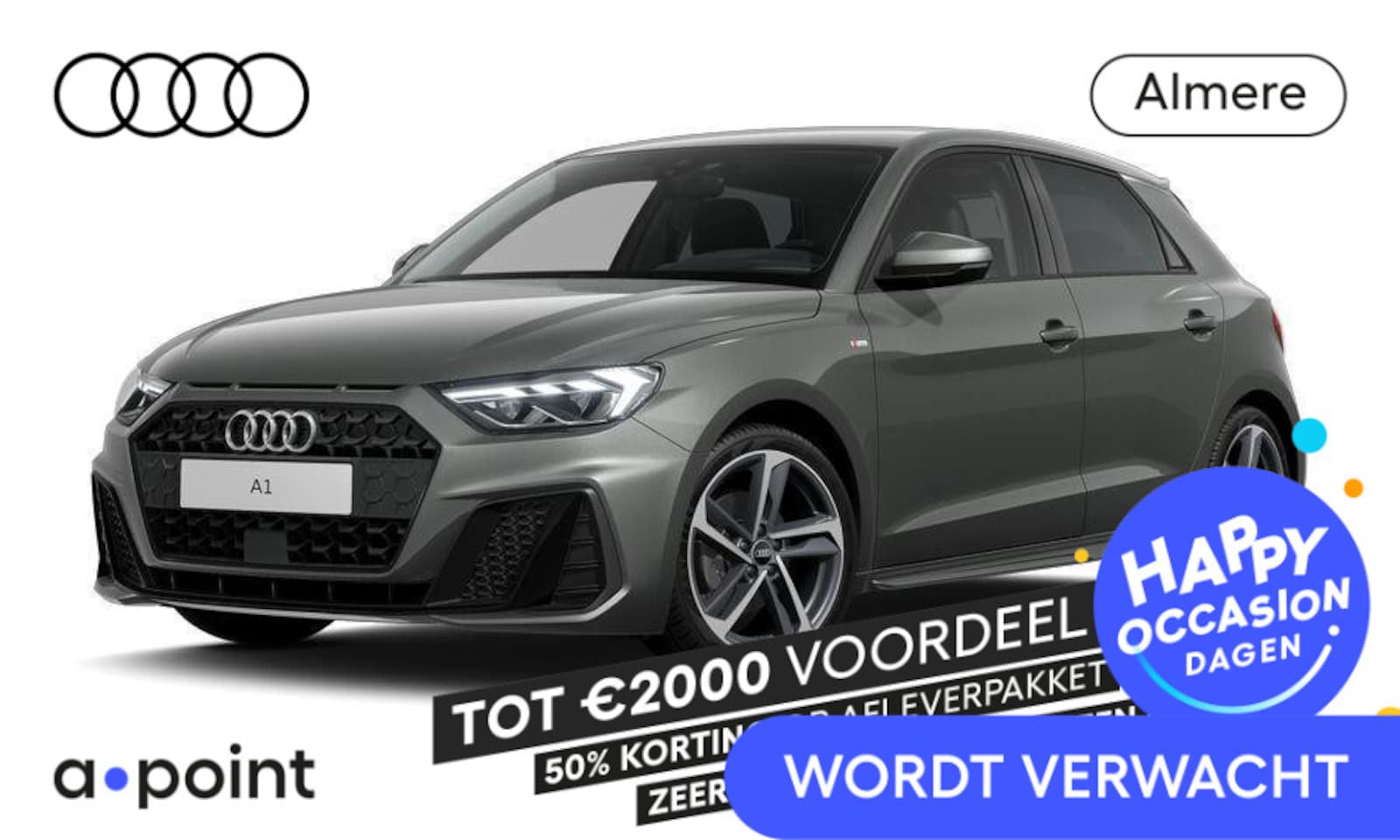 Audi A1 Sportback - 30 TFSI S Line 110pk S-tronic | Komt half december binnen | Sportstoelen | Led verlichting - AutoWereld.nl