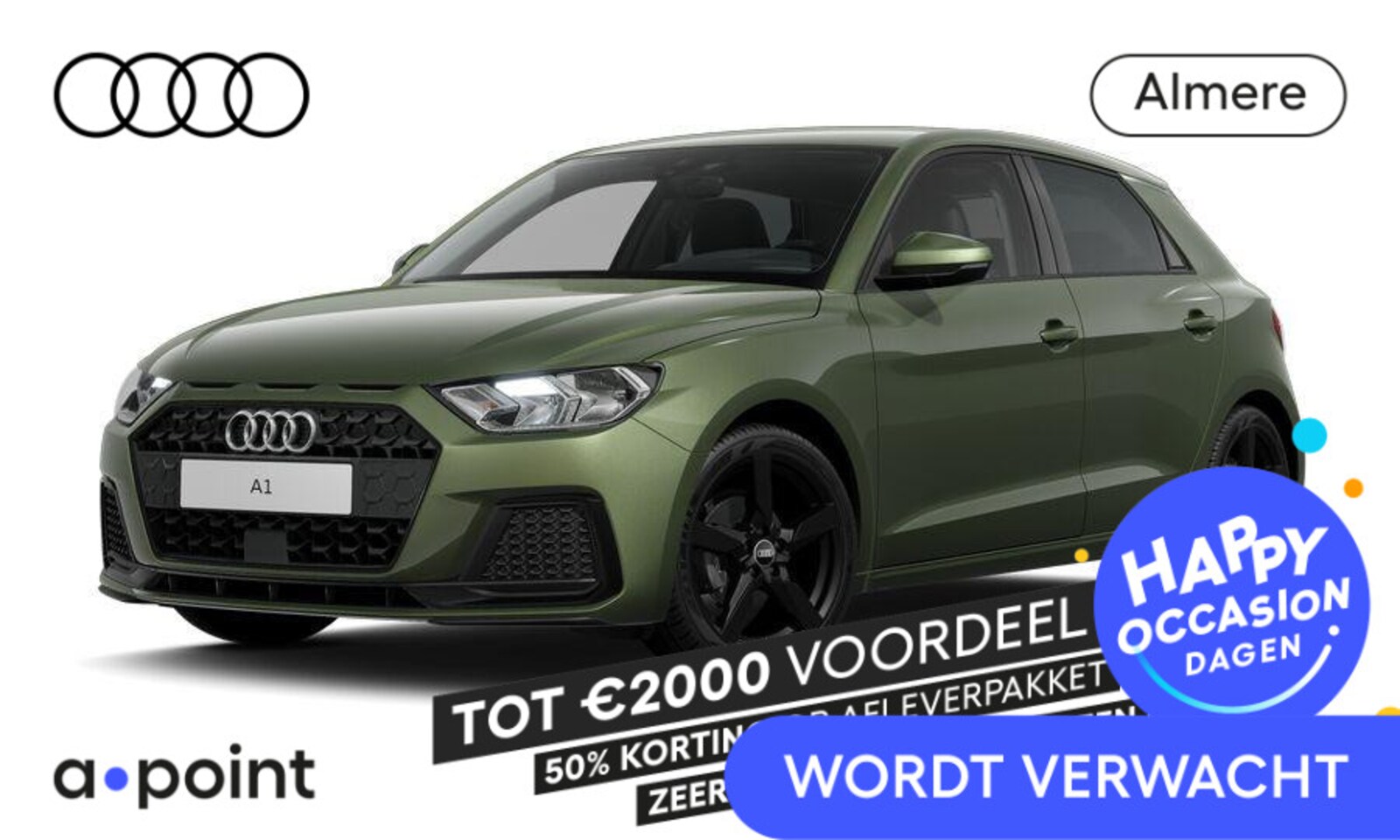 Audi A1 Sportback - 25 TFSI Advanced edition 95pk | Komt half december binnen | Navigatie via App | Sportstoel - AutoWereld.nl