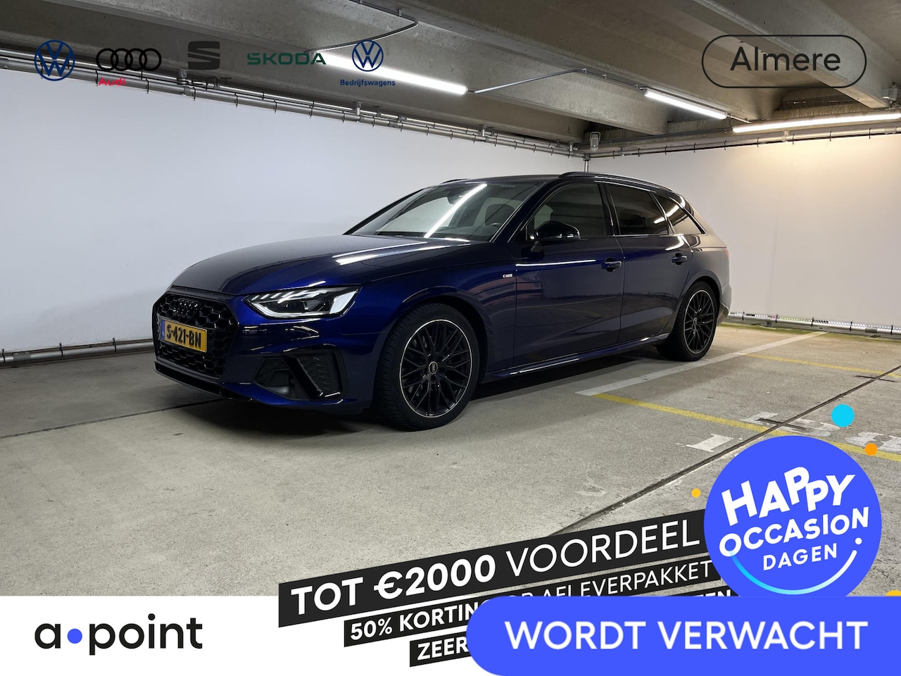 Audi A4 Avant - 35 TFSI S edition 150 pk S-tronic | Verlengde garantie | Navigatie | Parkeersensoren | Cru - AutoWereld.nl