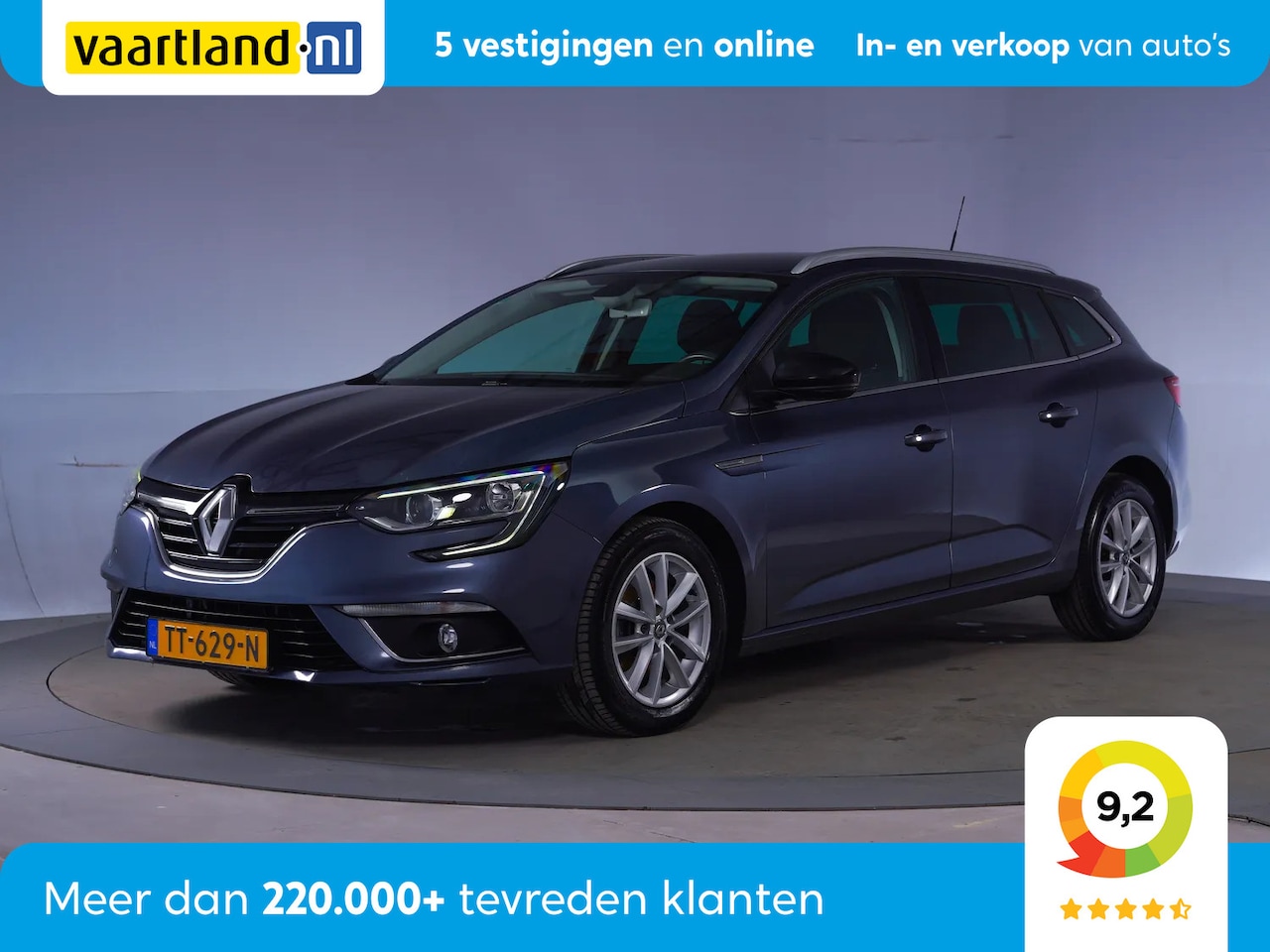 Renault Mégane Estate - 1.5 dCi Eco2 Limited [ Nav Parkeersensoren Privacy glass] - AutoWereld.nl