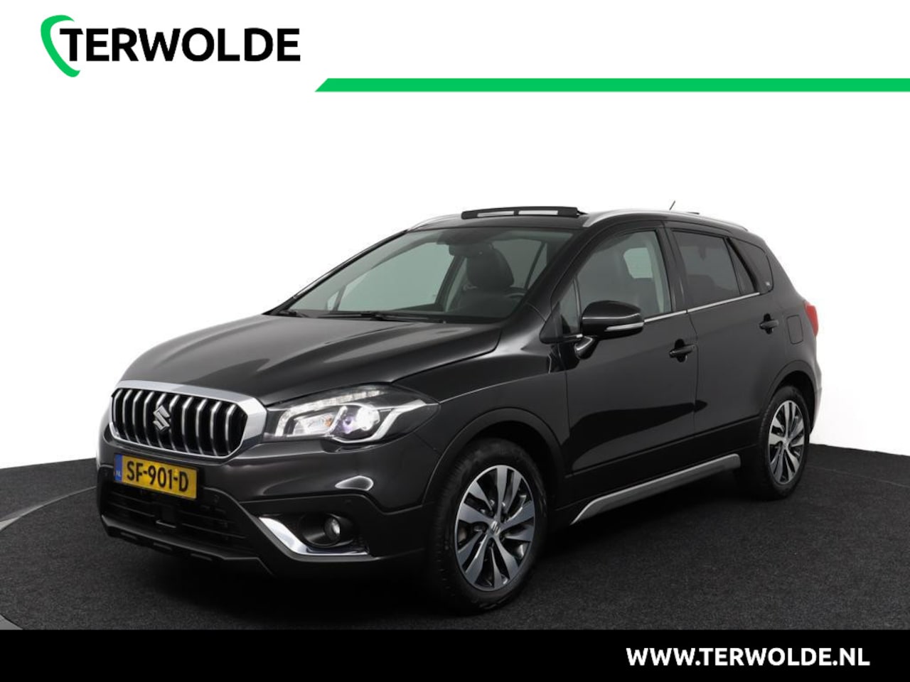 Suzuki S-Cross - 1.0 Boosterjet High Executive | Leer | Stoelverwarming | Camera | Navigatie | Panoramadak - AutoWereld.nl