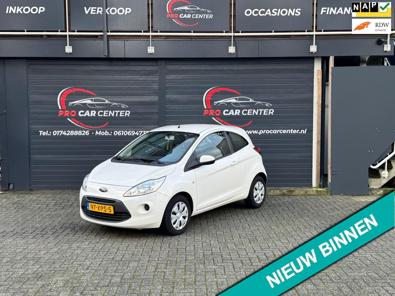 Ford Ka - 1.2 Cool & Sound start/stop AIRCO|EL.RAMEN|NAP|APK - AutoWereld.nl